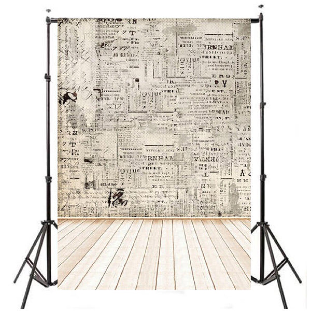 5x7FT Paper Wall Wood Floor Photography Backdrops Studio Photo Props Background - Image 2