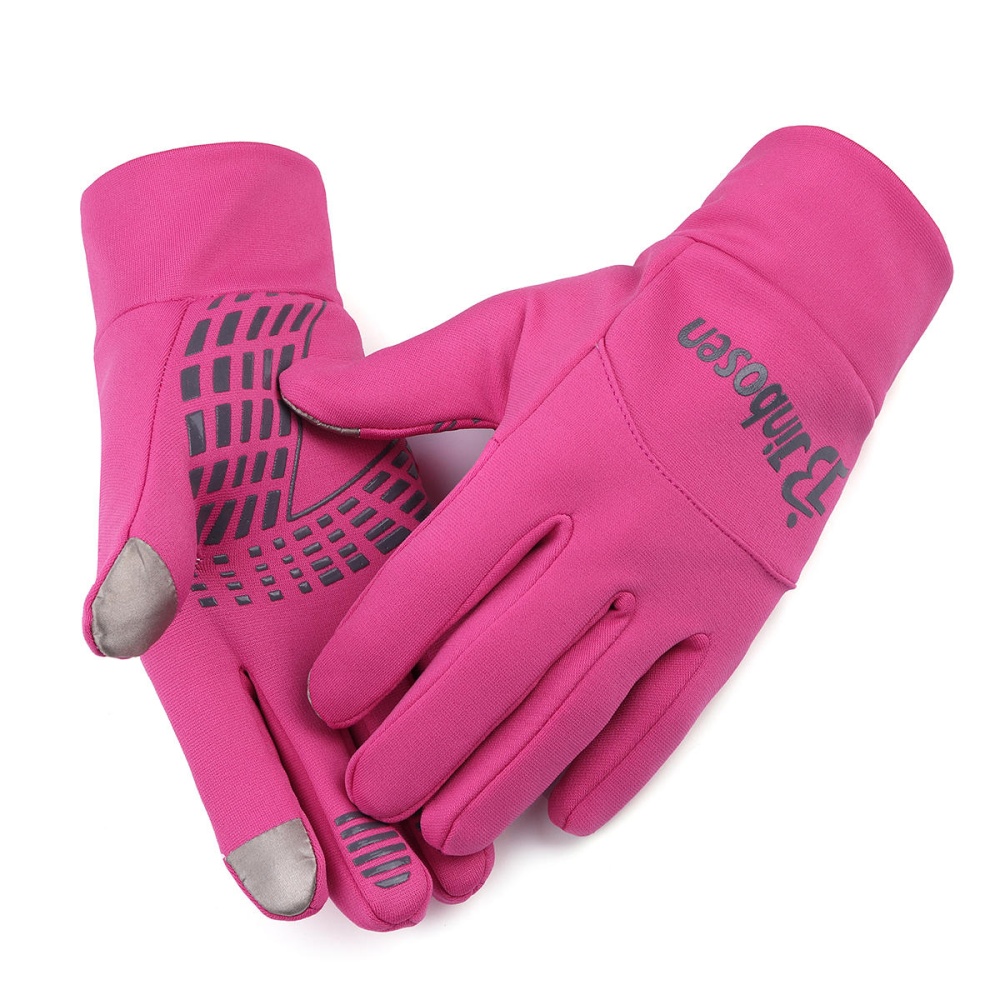 Waterproof Touch Screen Anti-slip Gloves Winter Warm Windproof Thermal Bike Ski Motorcycle - XL Pink - Image 2