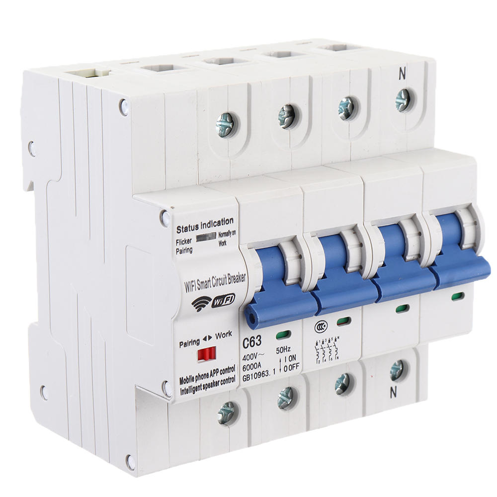 MoesHouse 4P 63A WiFi Smart Circuit Breaker Switch Smart Home Automation Overload Short Circuit Voice Control with Alexa Google home - Image 2