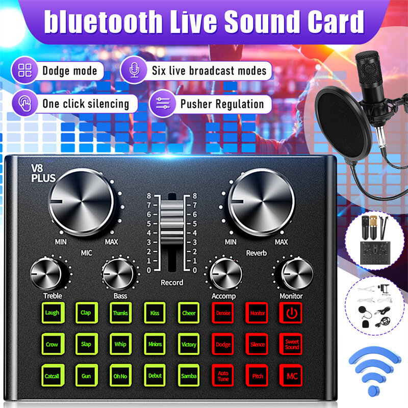 Bakeey Condenser Recording Microphone for Tiktok Podcast Vlog PC Phone Audio Recording Voice Skype Chatting Podcast - Golden B - Image 2