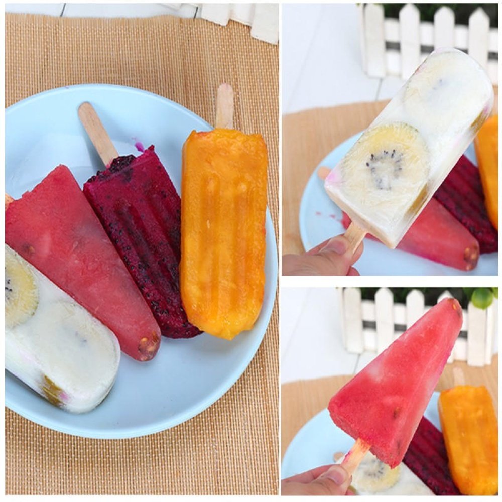 KC-ICE18 1Pcs DIY Ice Cream Pop Mold Popsicle Lolly Mould Stainless Steel Ice Cube Tray Pan - 06 - Image 2