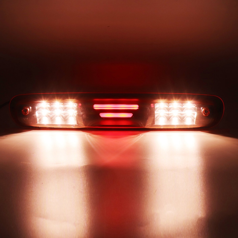 LED Third High Brake Stop Light Rear For Chevrolet Silverado/GMC Sierra 2007-2014 - Clear