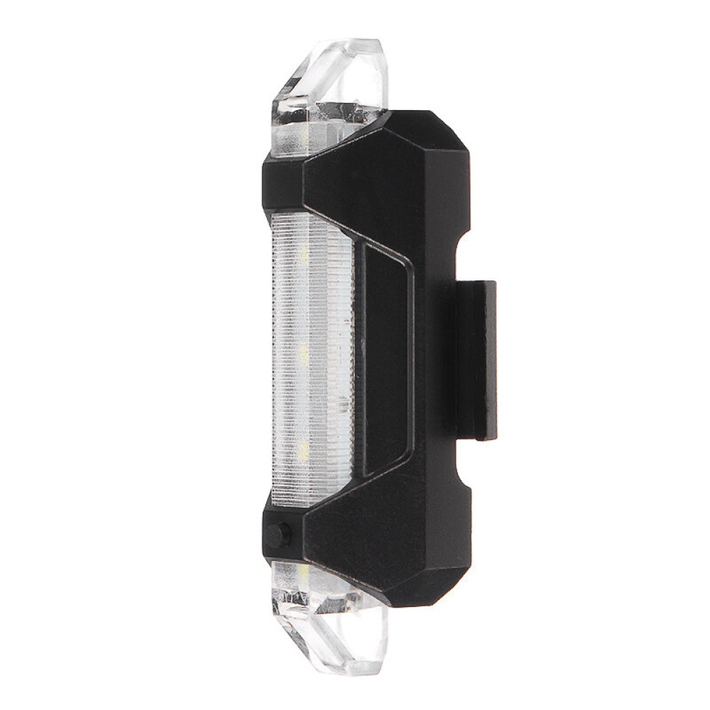 White LED Laser Headlight Tail Light For Electric Scooter Bicycle - White - Image 2