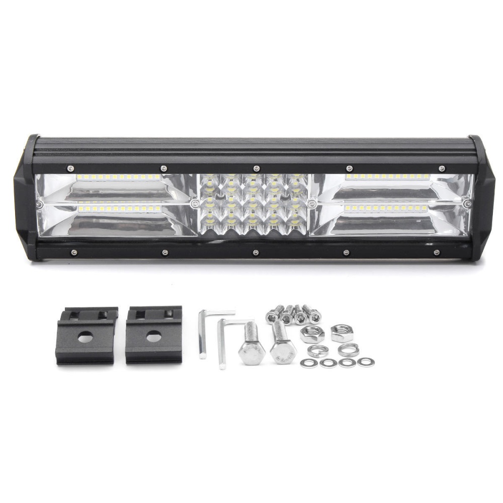 12inch 3030 568led DC10-30V 840W 130200LM 6000K Combo Headlight Quad Row Work Light - Image 2