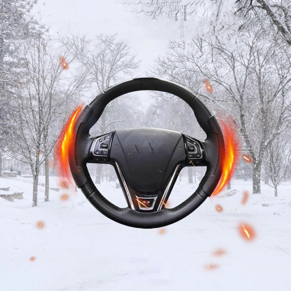 Automobile Steering Wheel Fast Heating Cover Winter Warm Intelligent Temperature Control Anti Slip Steering Wheel Covers Suitable General Model For F