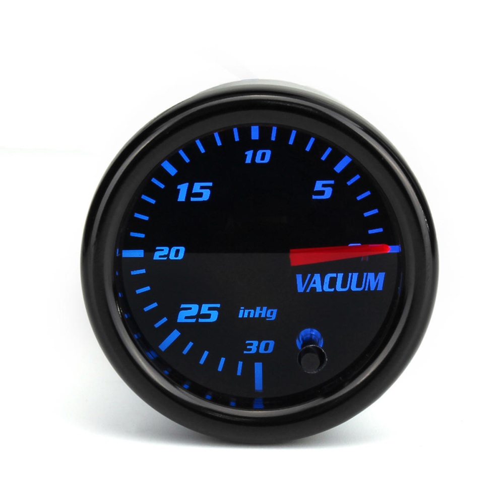 Universal 2 Inch 52mm Mechanical Vacuum Intake Gauge Digital 7 Color LED Display Car Odometer - Image 2