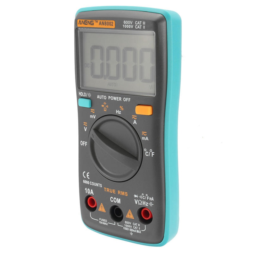 Temperature Tester Digital Multimeter Amperometer Universal Meter 6000 Counts Backlight AC DC Current/Voltage Resistance Frequency Capacitance - Image 2