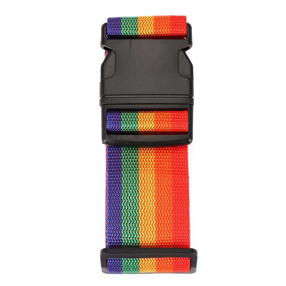 Honana Travel Heavy Duty Luggage Straps Suitcase Belts Travel Bag Security Belt Accessories - Rainbow - Image 2