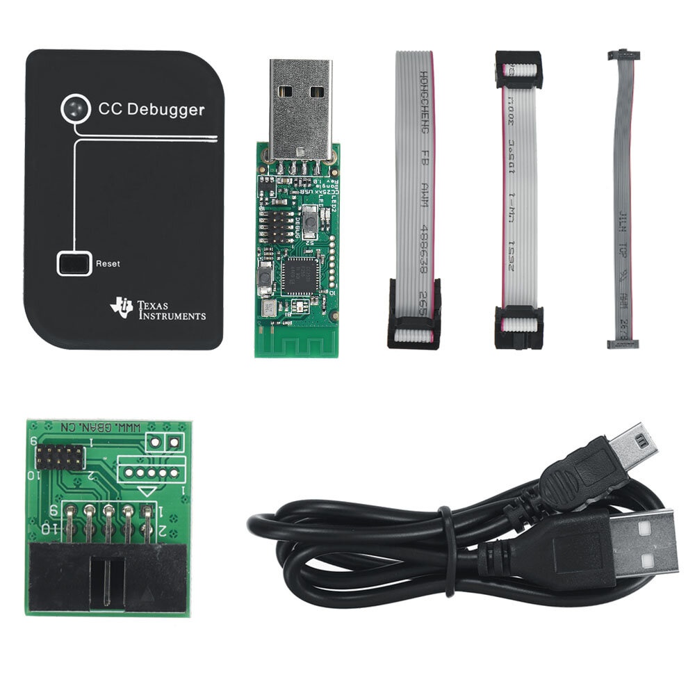 CC2531 Emulator CC-Debugger USB Programmer CC2540 CC2531 Sniffer with antenna Bluetooth Module Connector Downloader Cable - CC2531 - Image 2