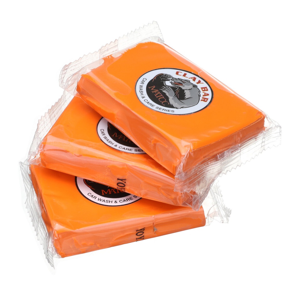 MATCC 3Pcs Auto Care Wash Cleaning Mud Car Wash Clay Decontamination Bar Tool Handheld Car Washer