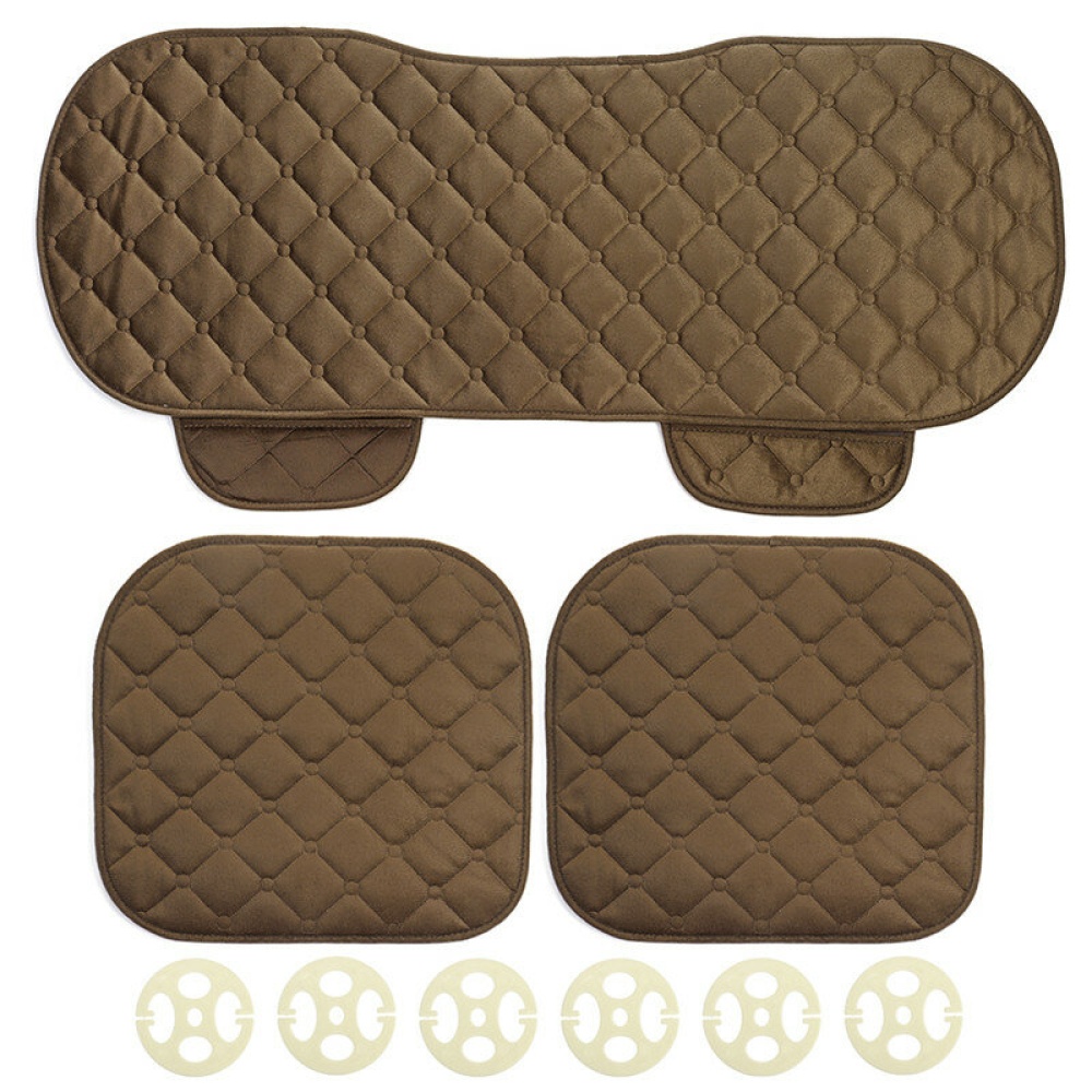 Car Heating Seat Cushion Cover Front + Rear Row Car Pad Mat Winter Home Office Warm - 5 - Image 2