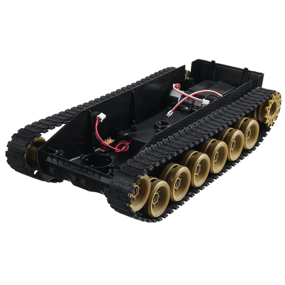 3V-9V DIY Shock Absorbed Smart Robot Tank Chassis Crawler Car Kit With 260 Motor - Image 2