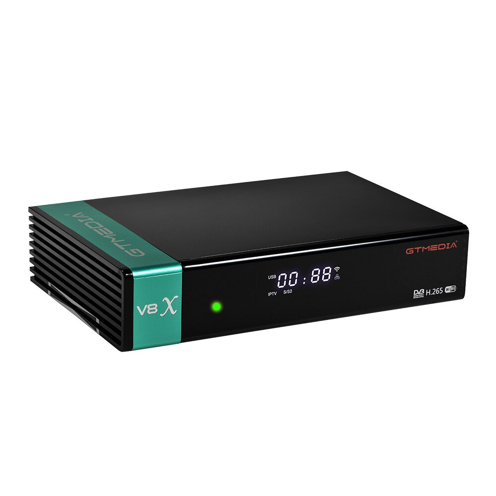 GTMEDIA V8X DVB-S/S2/S2X 1080P HD Satellite TV Signal Receiver Set-top Box H.265 Built-in 2.4G WIFI Support CA Card Support IPTV Online Movie - EU Pl - Image 2