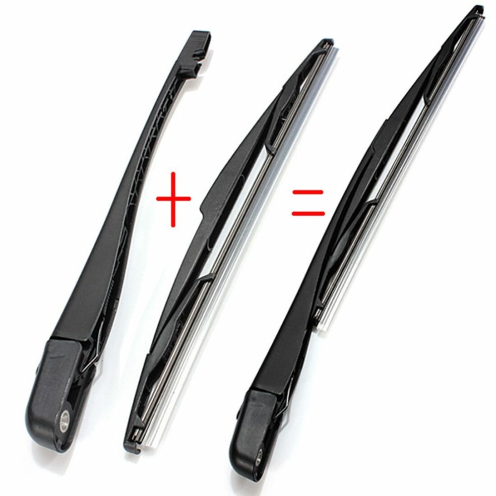 Rear Window Windscreen Windshield Wiper Arm Blade Set For Peugeot 206 207 - Image 2