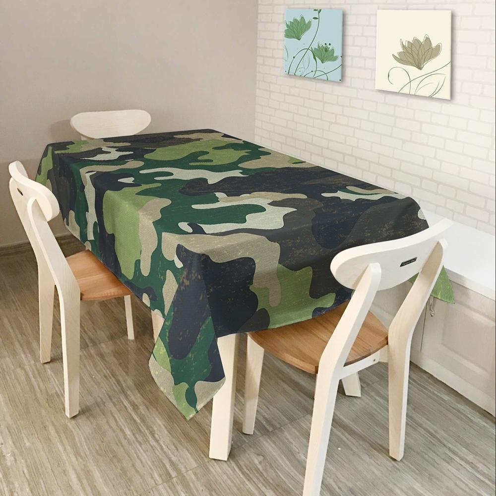 KCASA KC-TC1 American Style Creative Landscape Tablecloth Waterproof Oil Proof Tea Tablecloth Home Party Decorative - 140*140cm 6 - Image 2