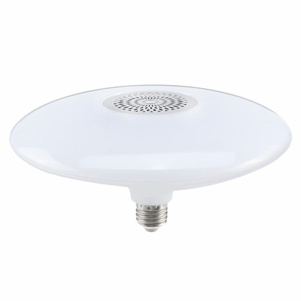 30W E27 Dimmable RGBW bluetooth Music Speaker LED Ceiling Light Bulb + 24Keys Remote Control AC110-277V - Image 2