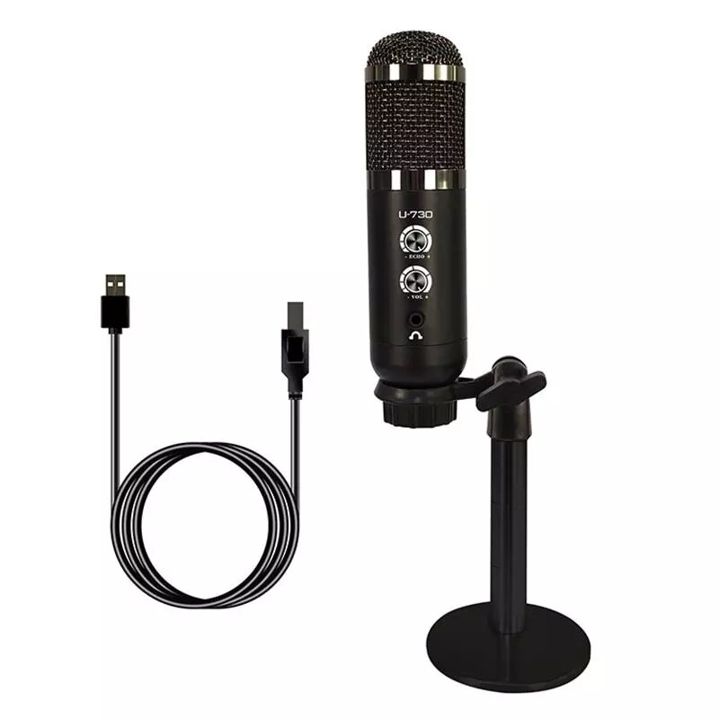 Bakeey U730 Professional USB Microphone With bluetooth Function Audio Condenser for Live Streaming Computer Recording Online Teaching Desktop Mic - B - Image 2