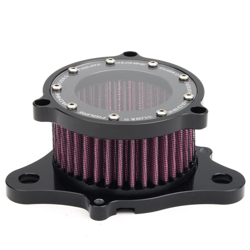 Motorcycle Air Cleaner Intake Filter System Aluminum For Harley-Davidson Sports XL 883 1200 2004 2005 2006 2007 2008 2009 2010 2011 2012 2013 2014 20 - Image 2