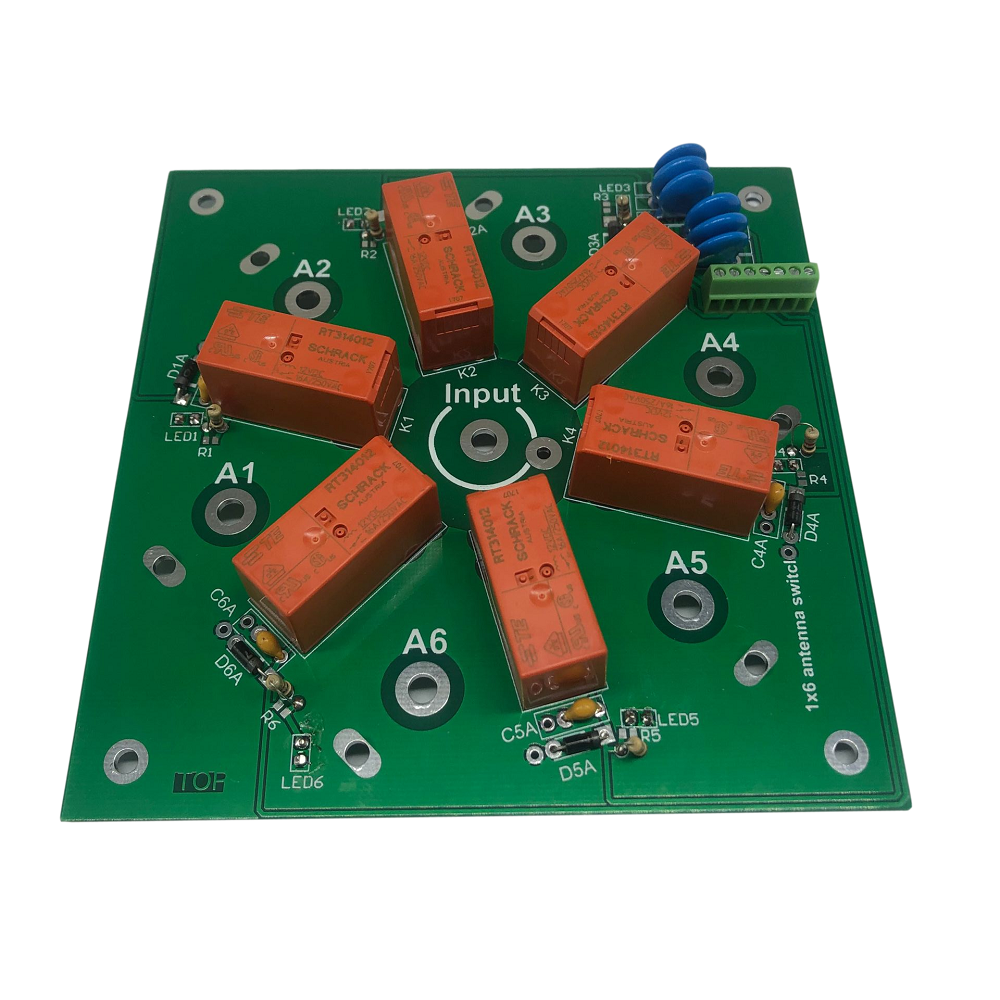 1.8MHz--60MHz KIT 6:1 Coax Remote Antenna Switch SO-239 Module - Image 2