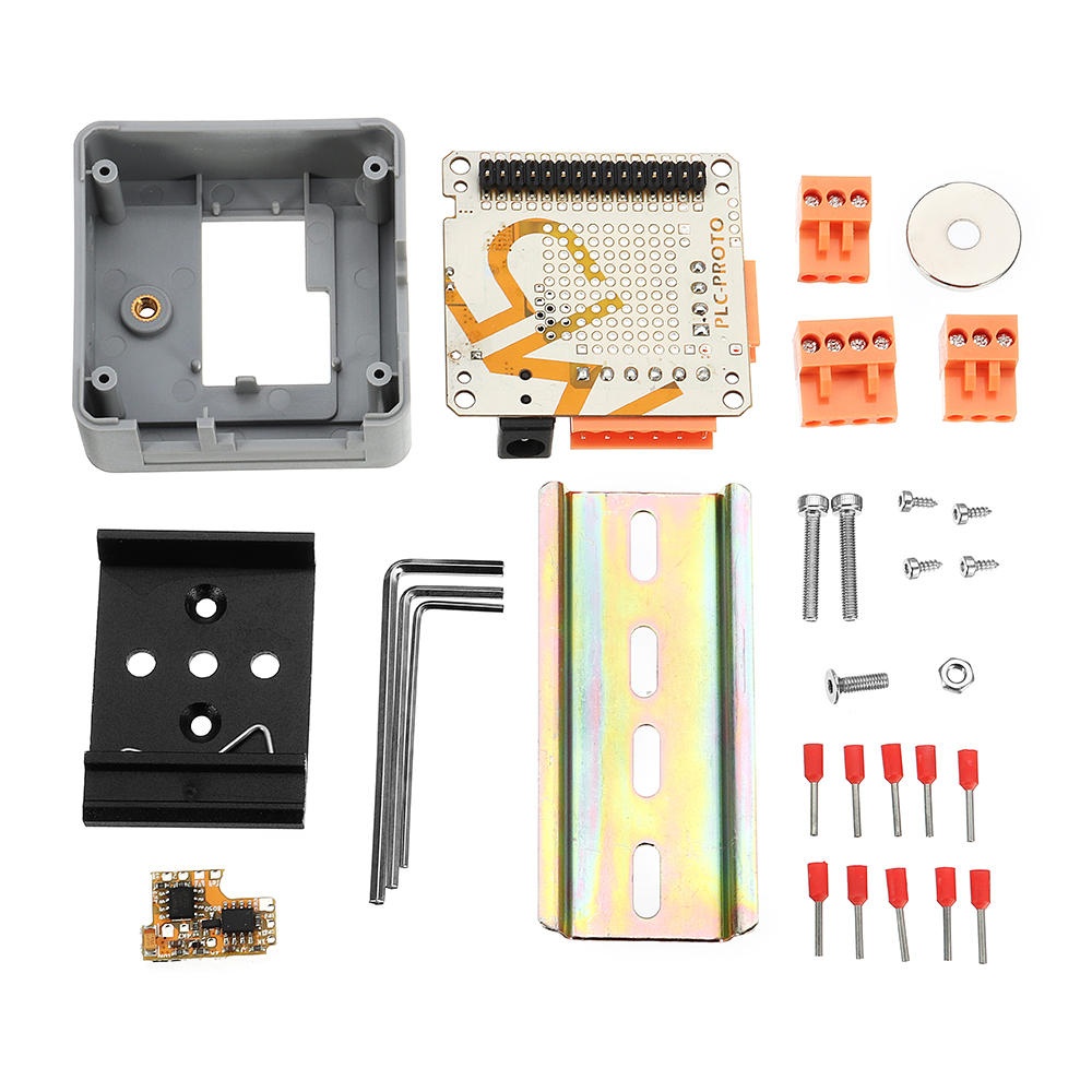 M5Stack PLC-Proto Industrial Board Module Contains RS485 & ACS712-5B Programmable Logic Controller Relay With Magnet And DINRail