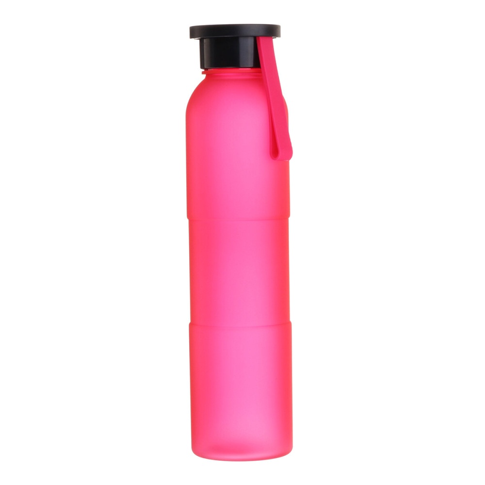 500ml Large High Temperature Resistance Cycling Sports Drinking Water Bottle Cup - Pink - Image 2