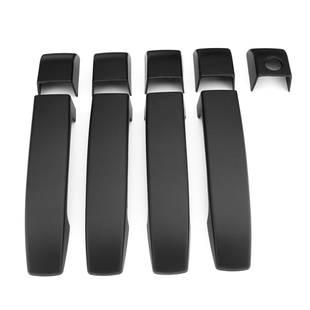 9Pcs Matte Black Door Handle Covers Trim For Land Rover Range Vogue L322 2002-12 - Image 2