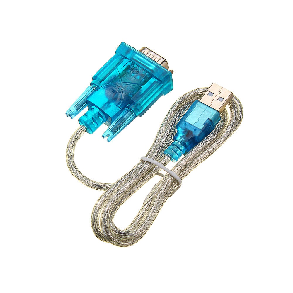 5Pcs Translucent USB To RS232 Serial 9 Pin Converter Cable Adapter - Image 2