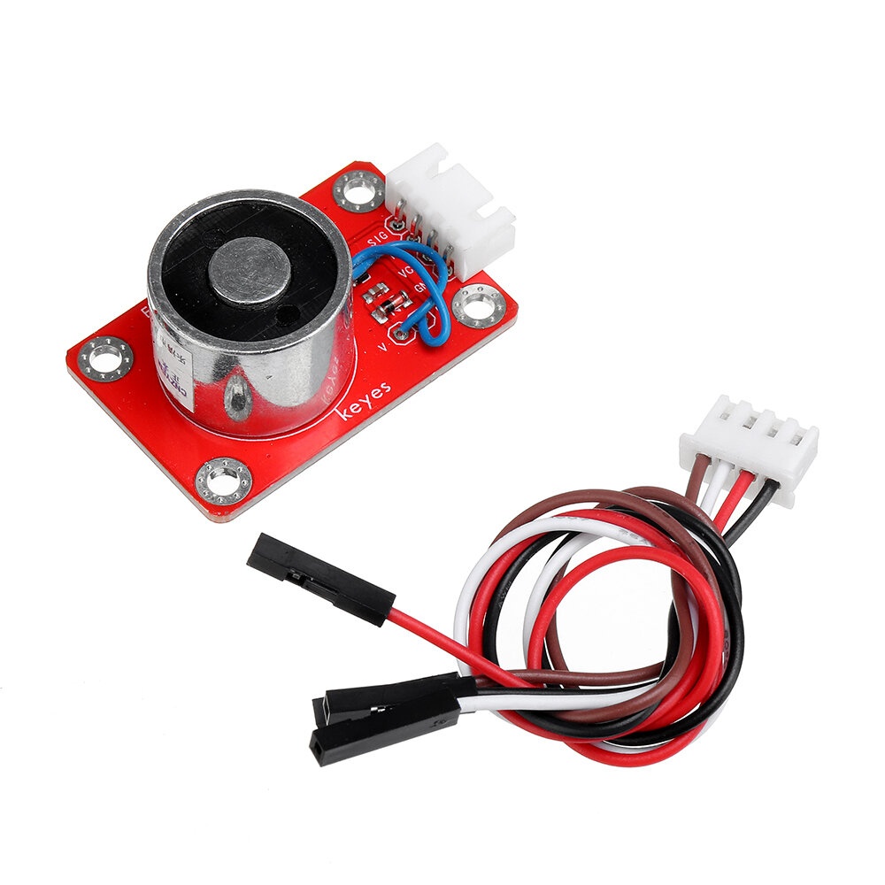 Keyes DC Type de ventouse Module de solenoede Capteur de bloc de construction electronique Interface d'insertion anti-retour