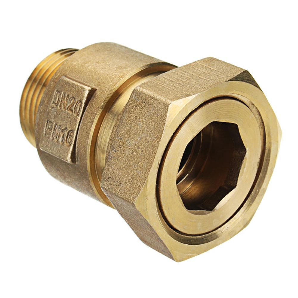 TMOK TK402 Brass Water Meter Check Valve Straight Telescopic Special Watermeter Check Valve Switch - Image 2