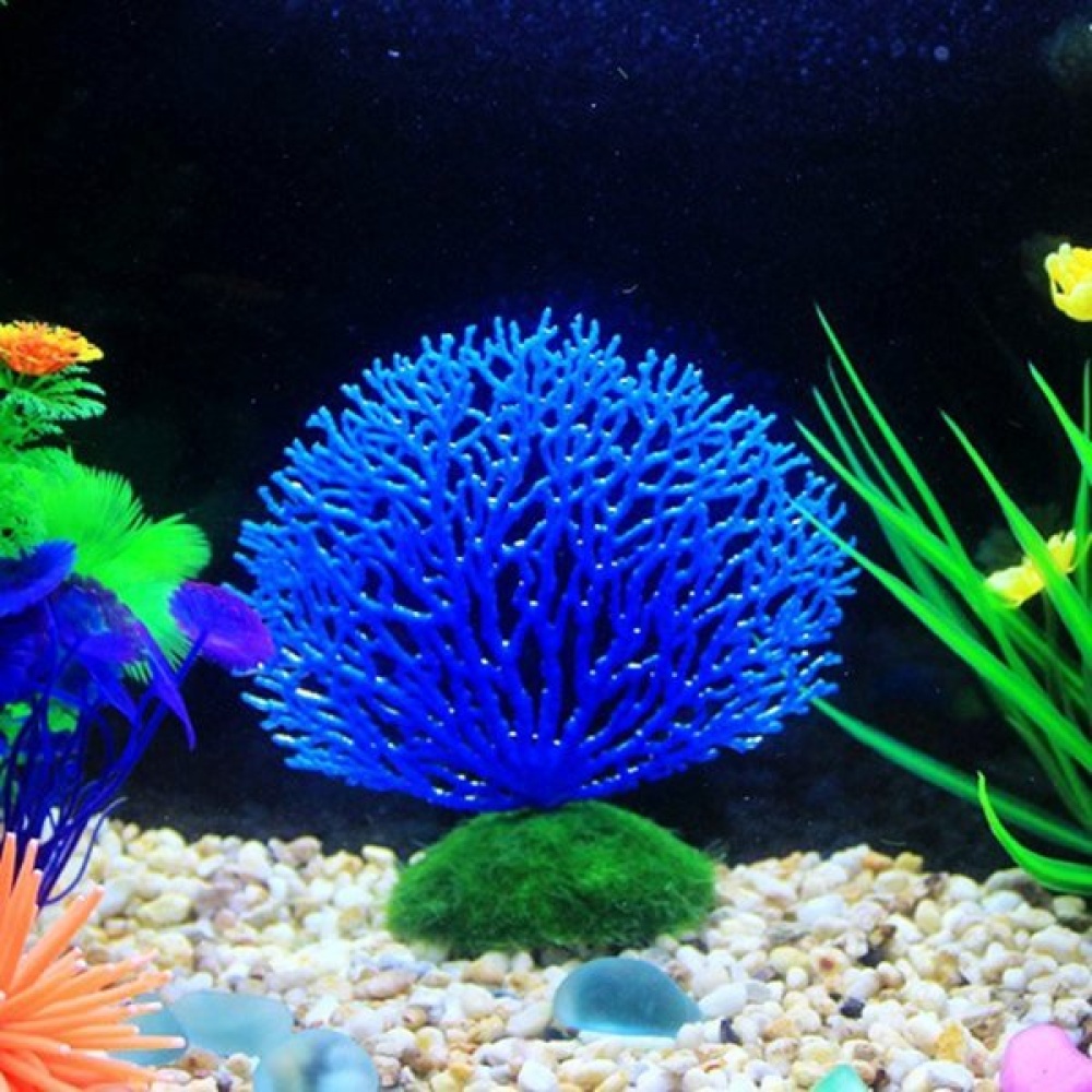 Seabed Simulation Coral Landscape Fish Tank Ornaments Aquarium Decoration Fish Tank Simulated Coral - Red - Image 2