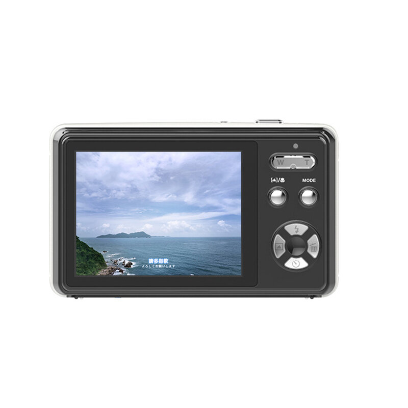 Amkov CD-AF 24MP 1080P Digital Retro Camera 2.4 inch IPS HD Screen Anti-shake Camcorder DV Cam - Black - Image 2