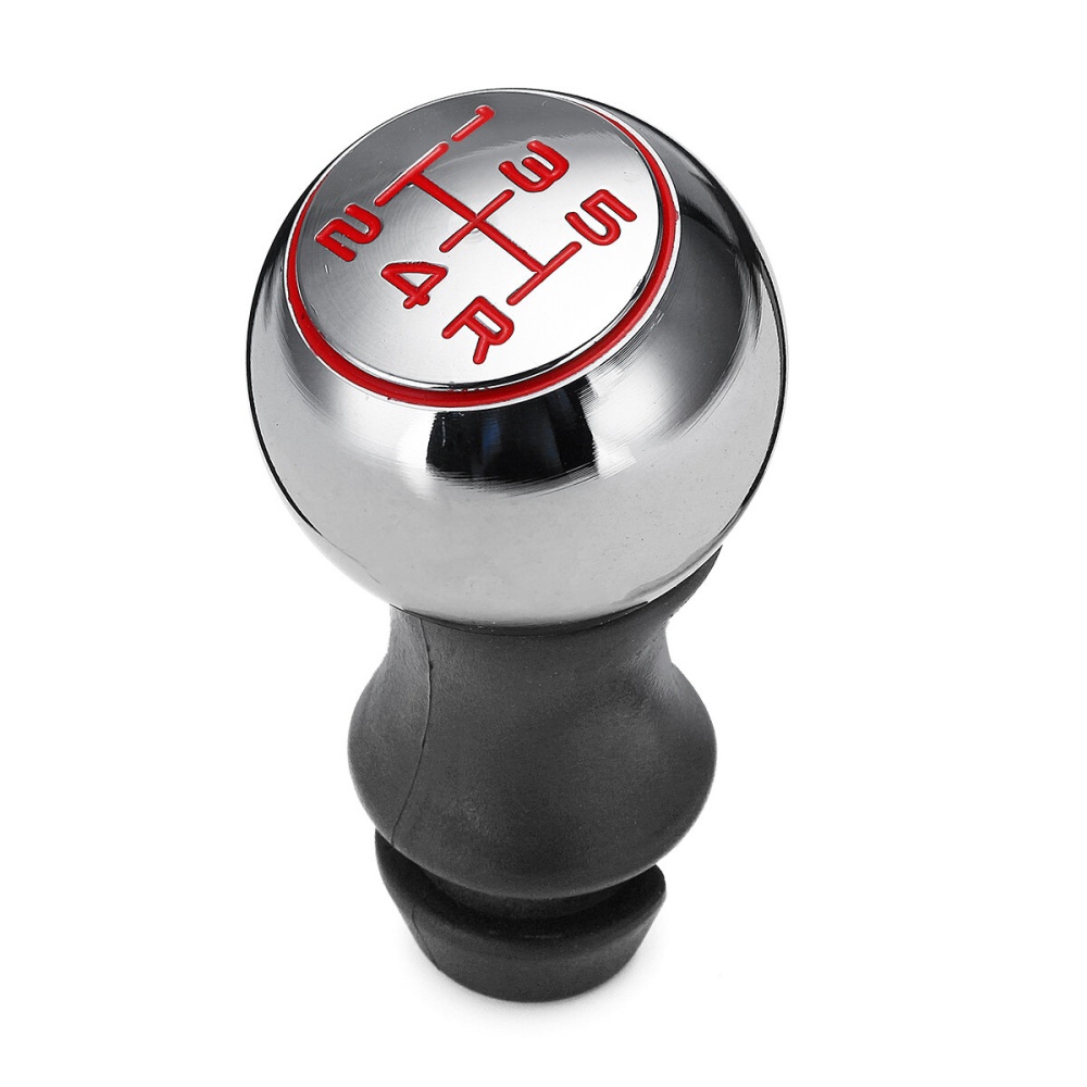 5 Speed Car Manual Gear Shift Knob Stick For 106 206 207 307 407 408 508 Aluminu - B - Image 2