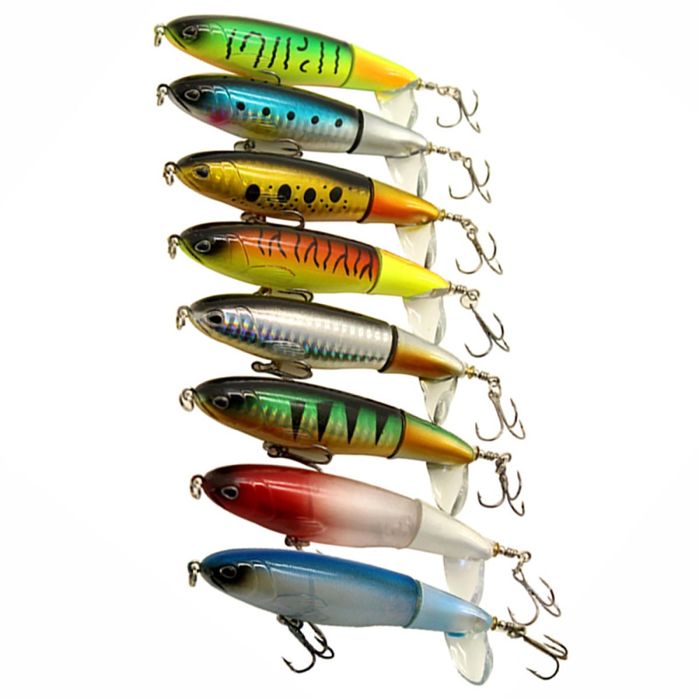 8Pcs Fishing Lure Plastics Fly Bait 3D Fish Eye Flat Rings Artificial Bait Fishing Flies - S - Image 2