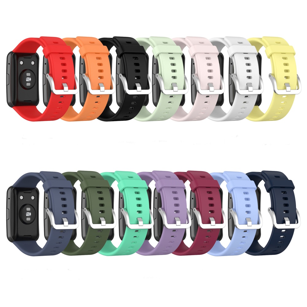 Bakeey Multi-color Silicone Replacement Strap Smart Watch Band For Huawei Watch Fit - NO.1 - Image 2