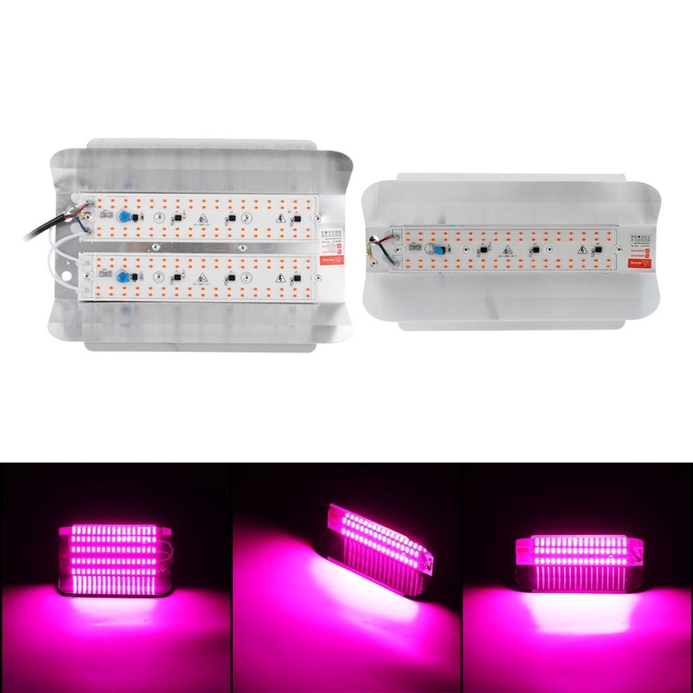 Full Spectrum 50W 100W LED Plant Grow Light Hydroponic Veg Flower Iodine Lamp AC220V - 100W - Image 2