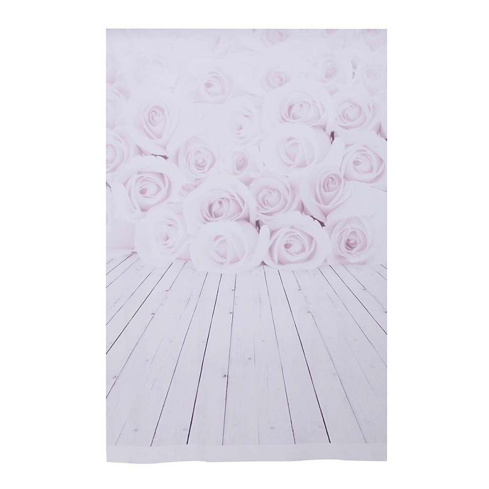 3x5ft Pink Rose Theme Photography Vinyl Backdrop Studio Background 0.9m x 1.5m - Image 2