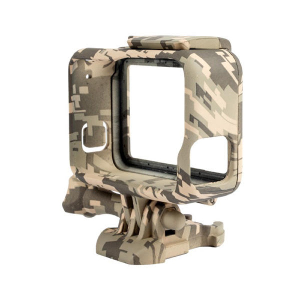 Cool Camouflage Frame Protective Housing Case Shell for Gopro Hero 5 Sport Camera - Brown - Image 2