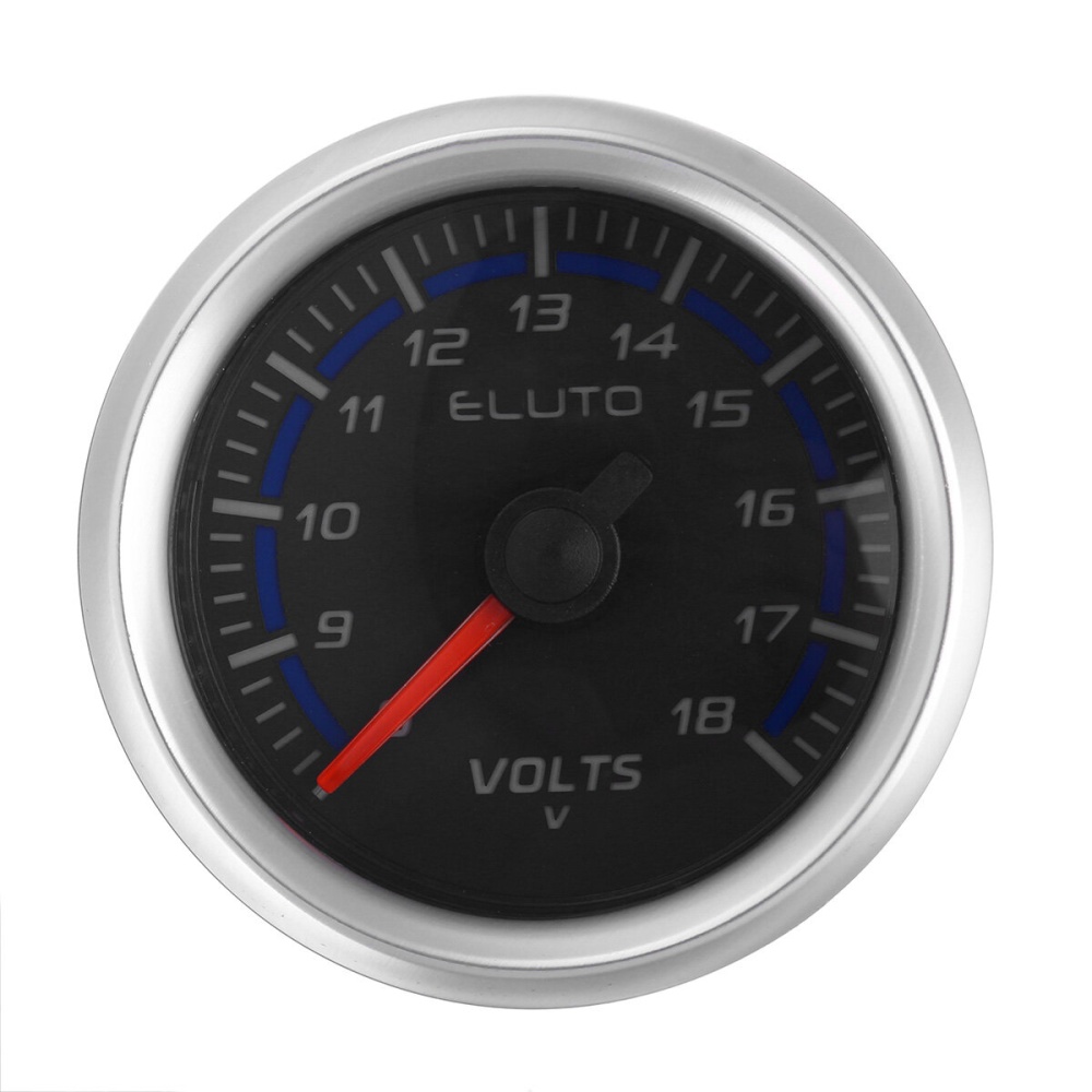 2" 52mm Universal Car Auto Voltmeter Volt Voltage Gauge Meter 8-18V LED Display - Image 2