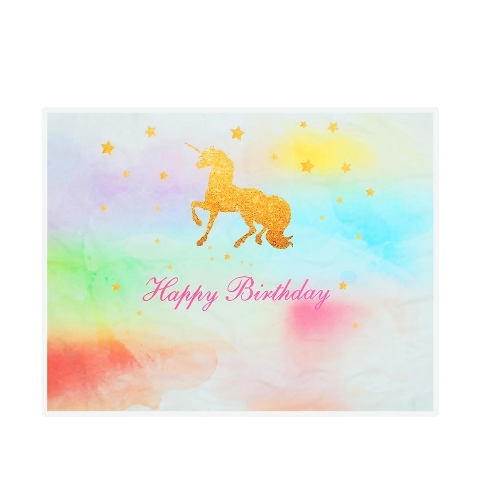 5x3ft 7x5ft Rainbow Unicorn Photography Backdrop Studio Prop Background - 150CM * 210CM - Image 2