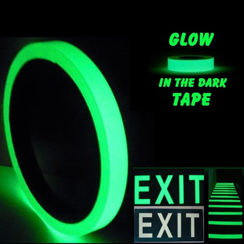 3mx12/15/20/30/40/5/100mm Luminous Tape Self-adhesive Glowing In The Dark Safety Stage Home Decor - 20mmx3m - Image 2