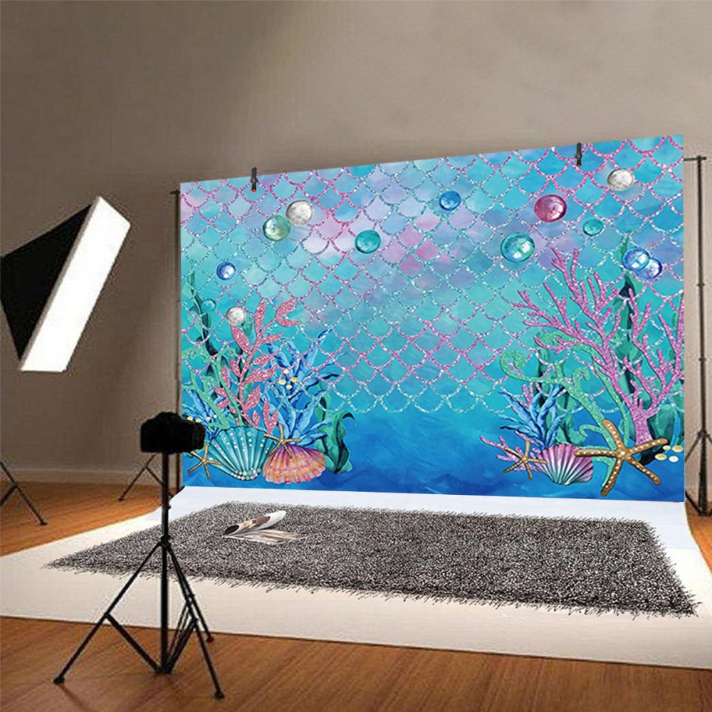 5x3FT 7x5FT 9x6FT Marine Coral Photography Backdrop Background Studio Prop - 0.9x1.5m - 0.9x1.5m - Image 2