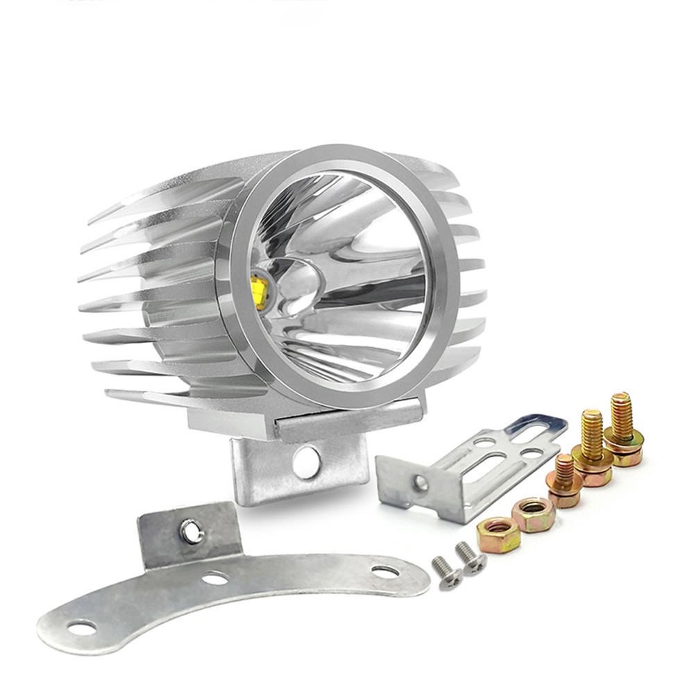 CNSUNNYLIGHT 10W 1500LM LED Motorcycle Headlights White High/Low DRL Headlamp - Red