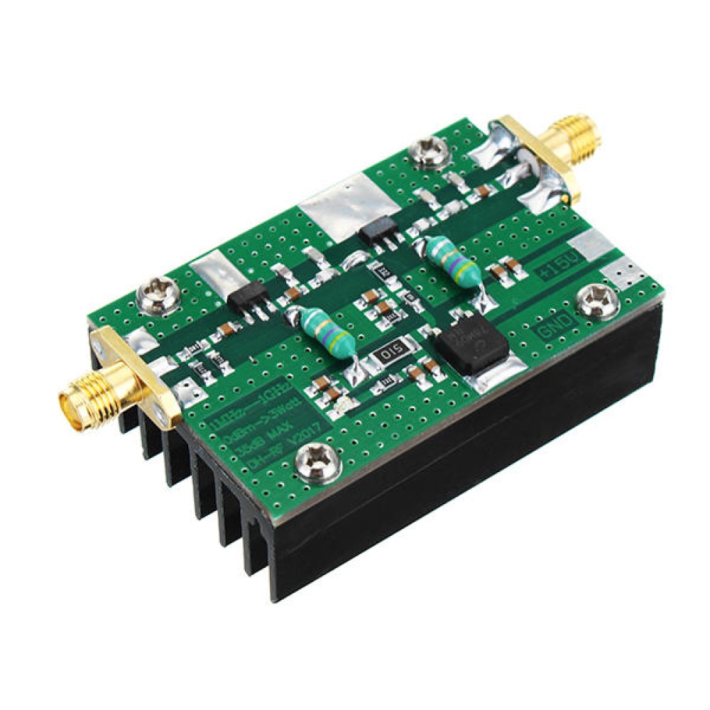 1MHz-1000MHZ 35DB 3W HF VHF UHF FM Transmitter Broadband RF Power Amplifier For Ham Radio - Image 2