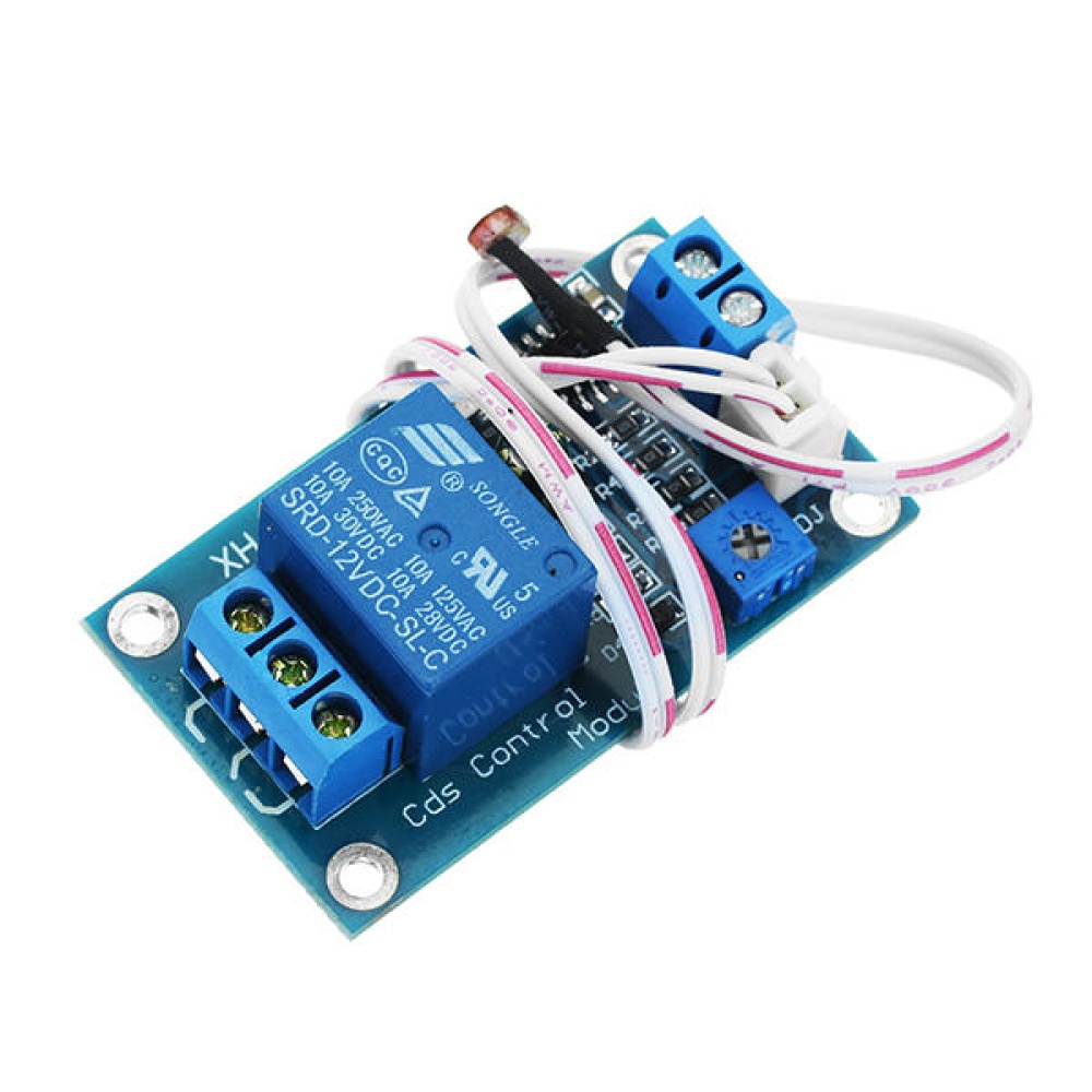 5pcs XD-M131 DC 12V Photosensitive Resistor Module Light Control Switch Photosensitive Relay Power Module With Probe Cable Automatic Control Brightne - Image 2