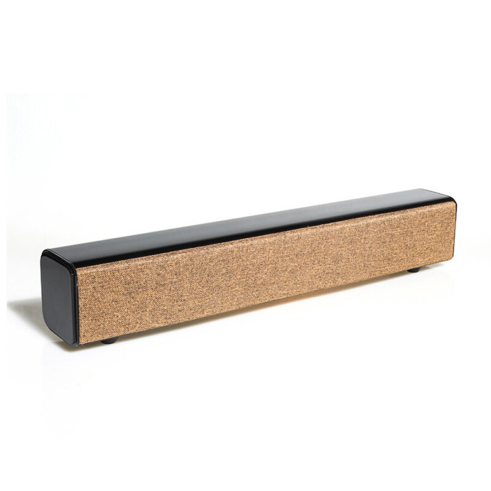 BT808 Wireless Bluetooth Soundbar Speaker Subwoofer Sound - Brown - Image 2