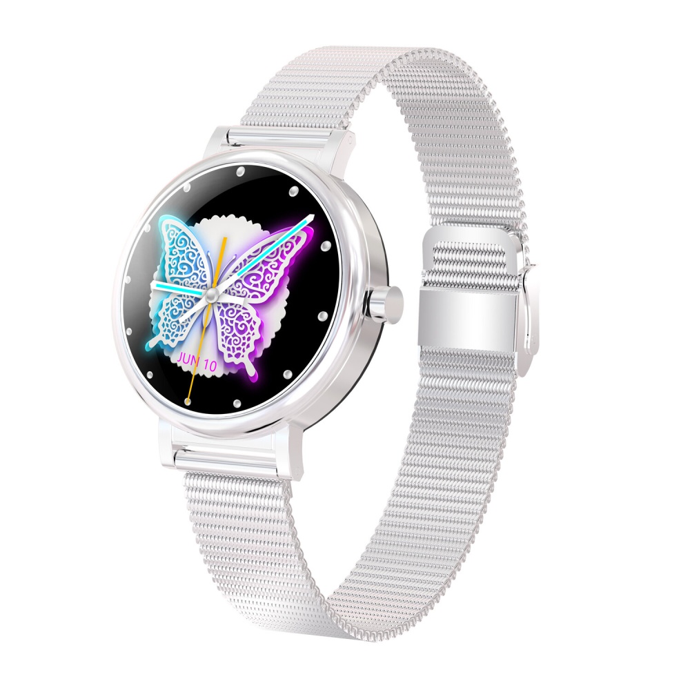 Bakeey LW06 Full Touch Metal Case Heart Rate Blood Pressure SpO2 Monitor Dynamic UI Weather Display IP68 Waterproof bluetooth 5.0 Smart Watch - Gold