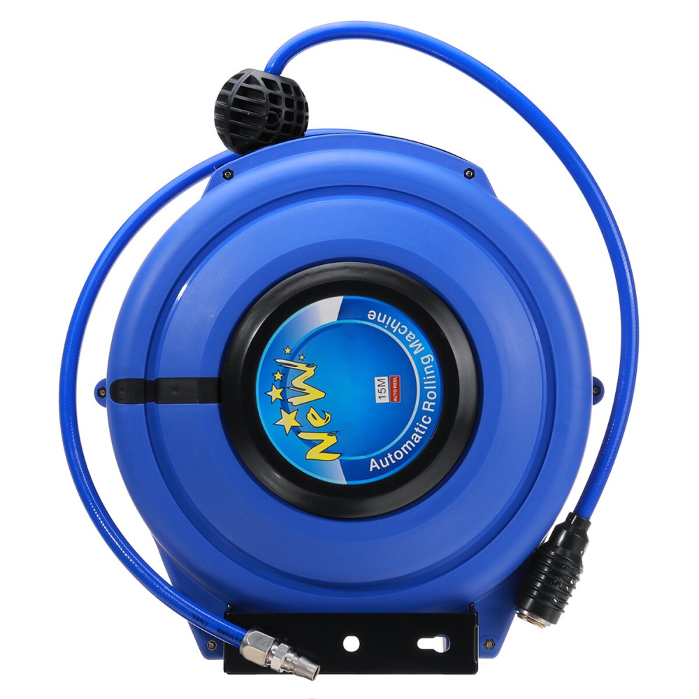 Air/Water Drum Automatic Telescopic Hose Reel for Auto Repair Stations - 9m 8*5 - Image 2