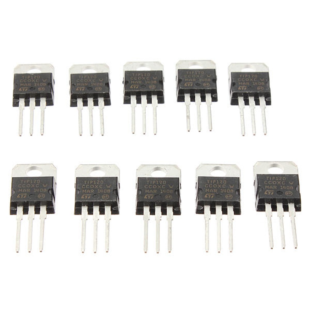 50pcs TIP120 NPN TO-220 Darlington Transistor - Image 2