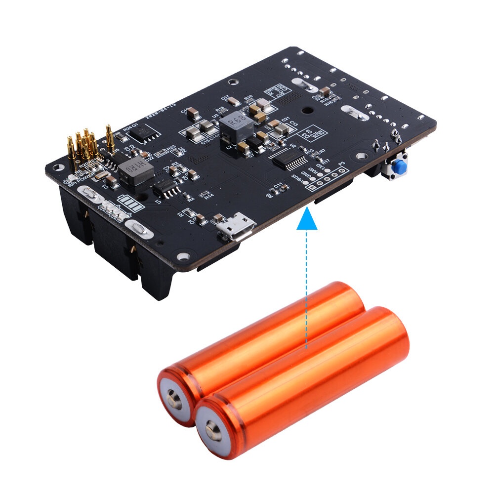 52Pi UPS V4 With RTC & Coulometer For Raspberry Pi 4B/3B+/3B - Image 2