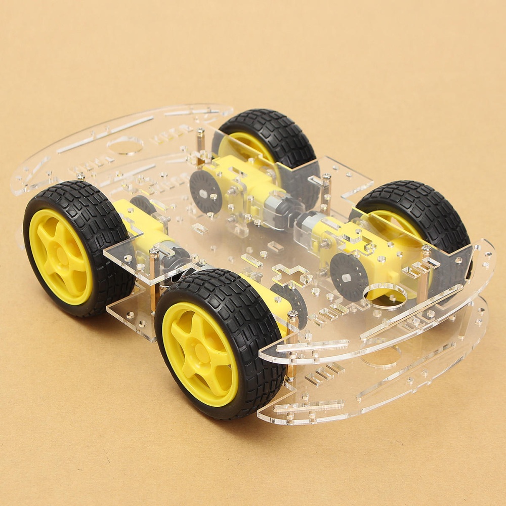 4WD Smart Robot Chassis Car DIY Kits With Magneto Speed Encoder For 51 - Image 2